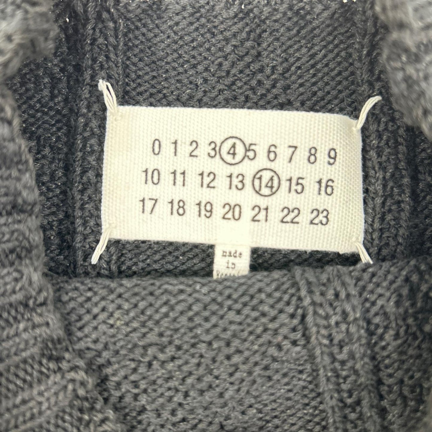 Maison margiela メゾンマルジェラ 22年 SI1GP0004 テクスチャード ニット セーター トップス