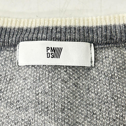 P.M.D.S.(PREMIUM MOOD DENIM SUPERIOR) ピーエムディーエス グレー カシミヤ混 クルーネックセーター トップス