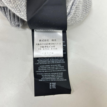 P.M.D.S.(PREMIUM MOOD DENIM SUPERIOR) ピーエムディーエス グレー カシミヤ混 クルーネックセーター トップス