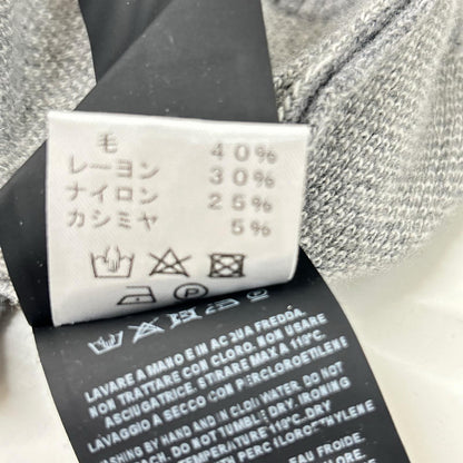 P.M.D.S.(PREMIUM MOOD DENIM SUPERIOR) ピーエムディーエス グレー カシミヤ混 クルーネックセーター トップス