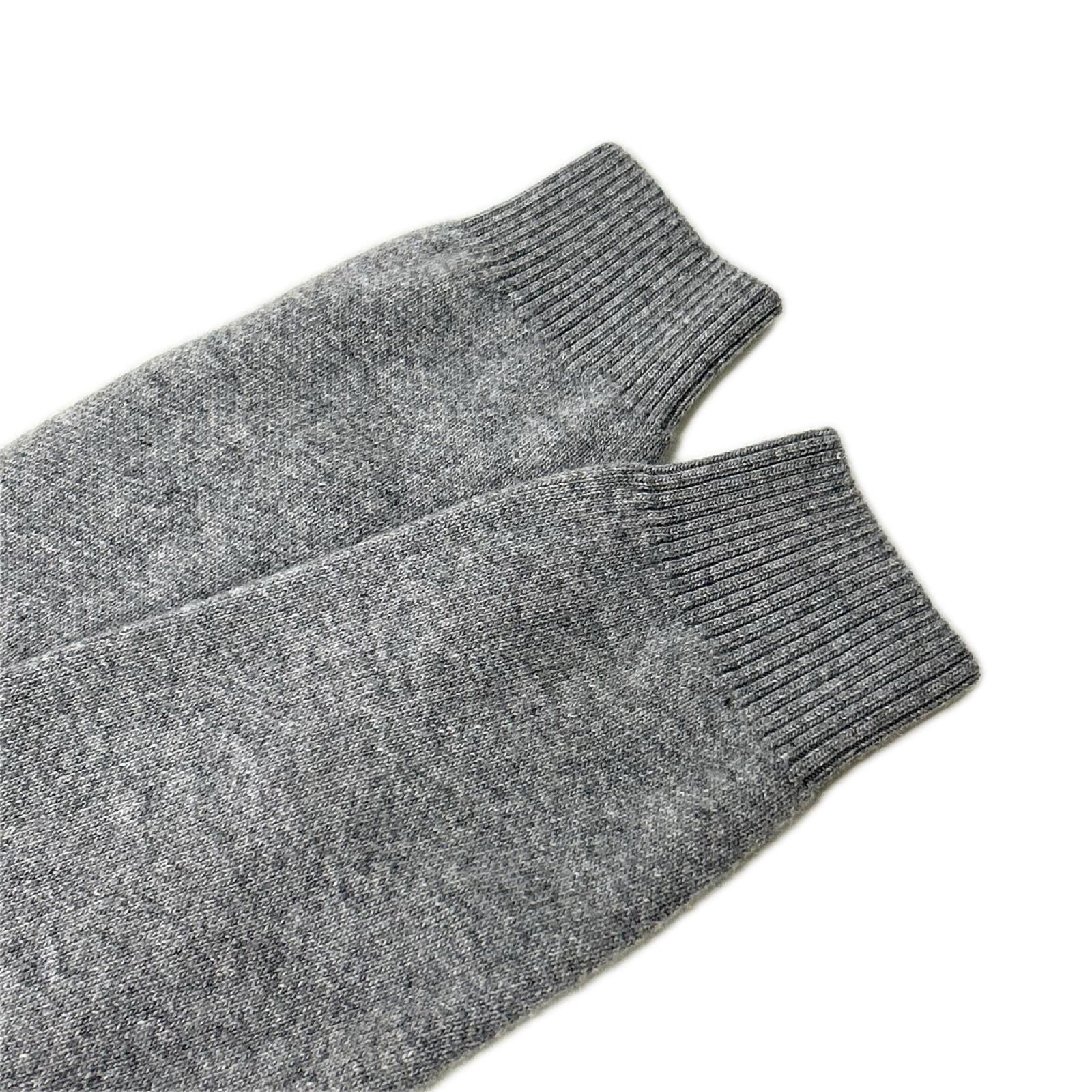 P.M.D.S.(PREMIUM MOOD DENIM SUPERIOR) ピーエムディーエス グレー カシミヤ混 クルーネックセーター トップス