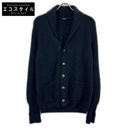Kiton キートン UK549AI14 ネイビー カシミヤ100 ショールカラー カーディガン トップス