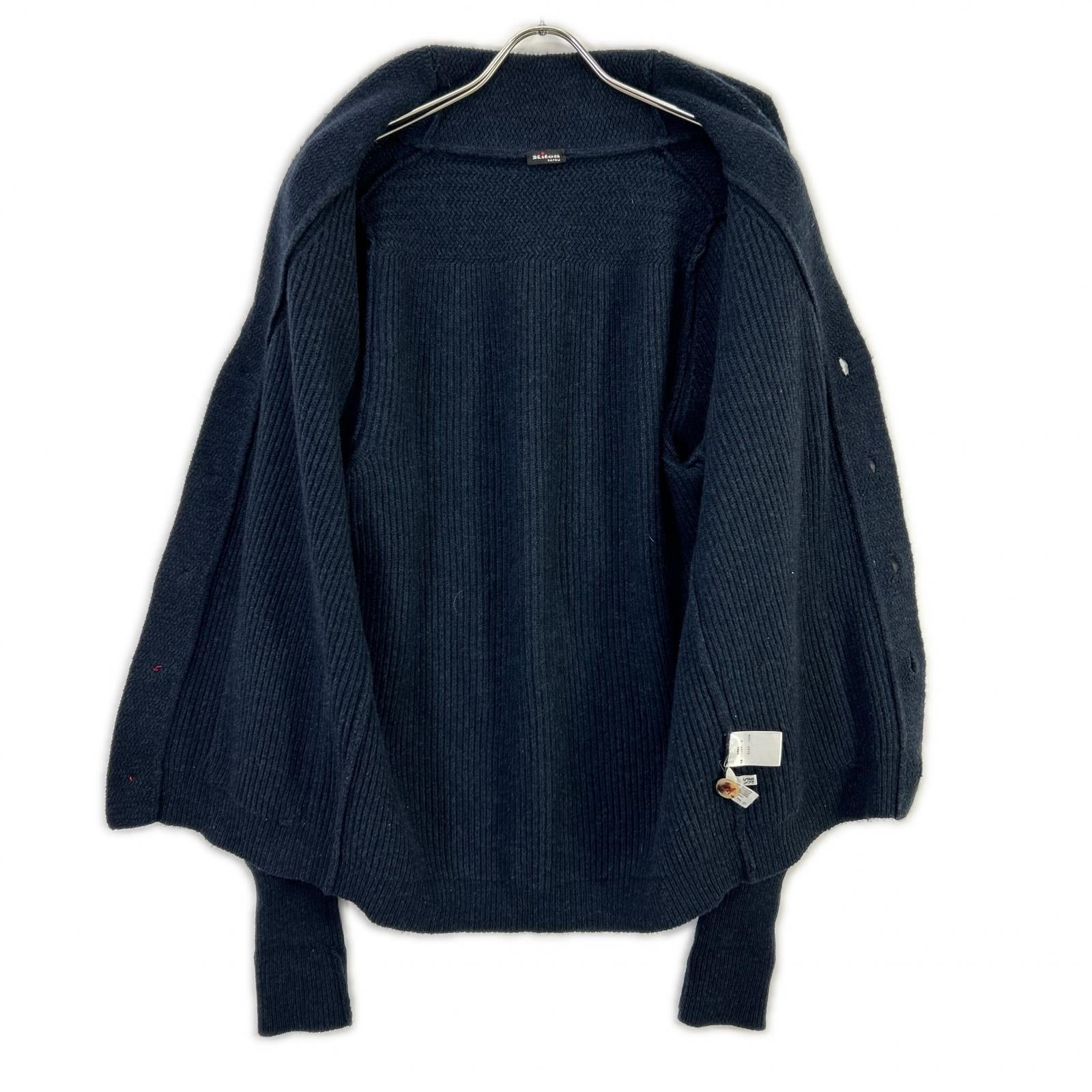 Kiton キートン UK549AI14 ネイビー カシミヤ100 ショールカラー カーディガン トップス
