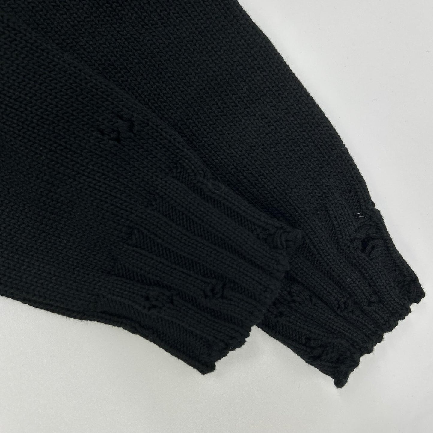 MARNI マルニ 22AW GCMG0210A0UFC652 ブラック コットン ツイスト クルーネック セーター トップス