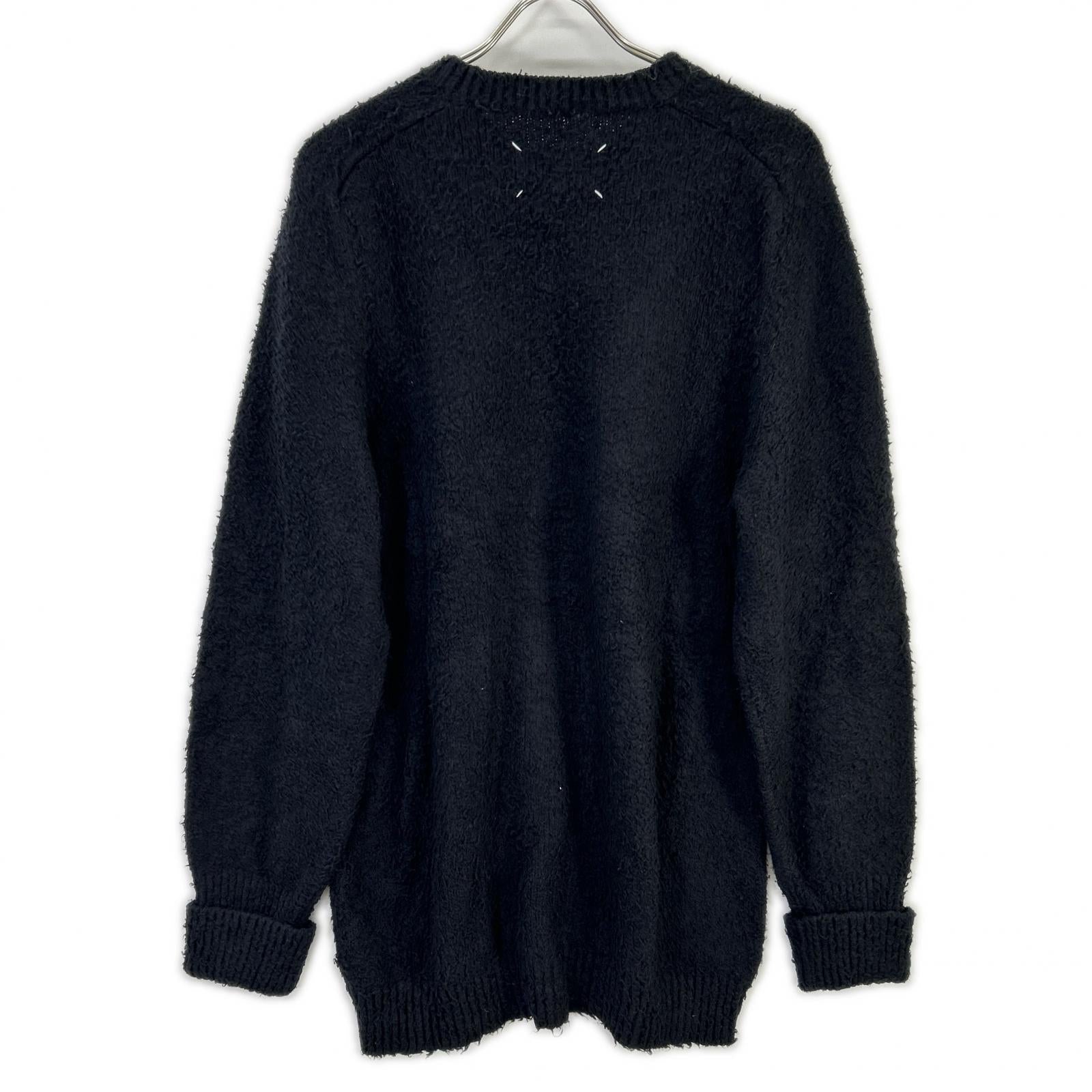 Maison margiela メゾンマルジェラ 22年 SI0GP0001 ブラック パイルセーター トップス