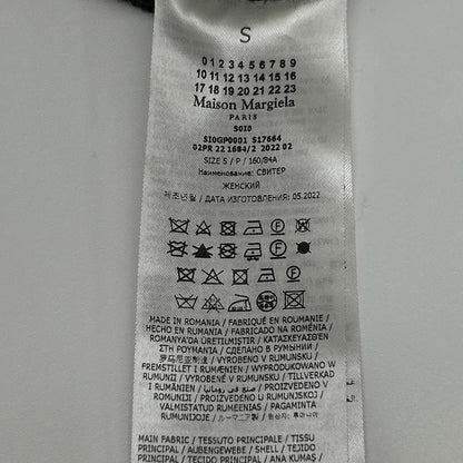 Maison margiela メゾンマルジェラ 22年 SI0GP0001 ブラック パイルセーター トップス