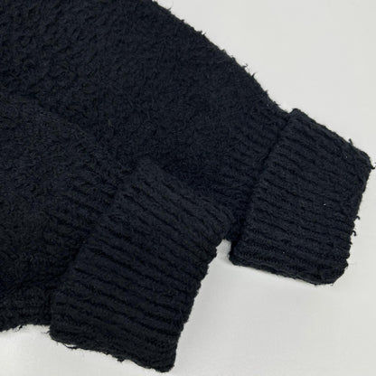 Maison margiela メゾンマルジェラ 22年 SI0GP0001 ブラック パイルセーター トップス