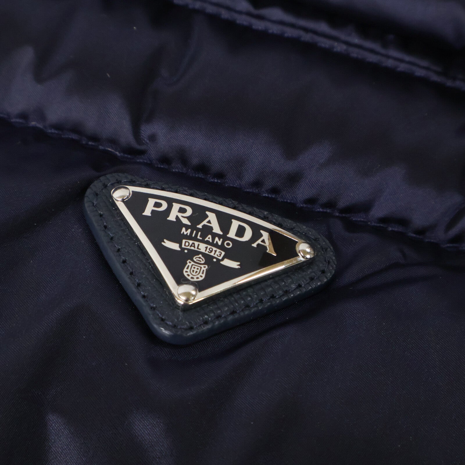 PRADA プラダ 【国内正規】290546 トライアングルロゴ ダウン ベスト