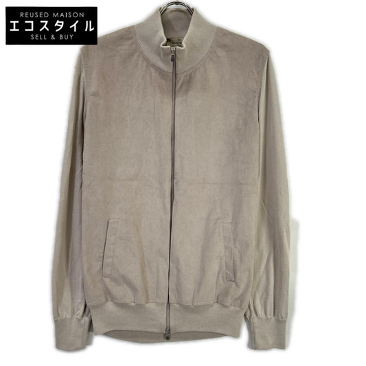 GRAN SASSO グランサッソ 57139 18037 ベージュ スタンド スエード切り替え ZIP ブルゾン ジャケット
