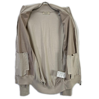 GRAN SASSO グランサッソ 57139 18037 ベージュ スタンド スエード切り替え ZIP ブルゾン ジャケット