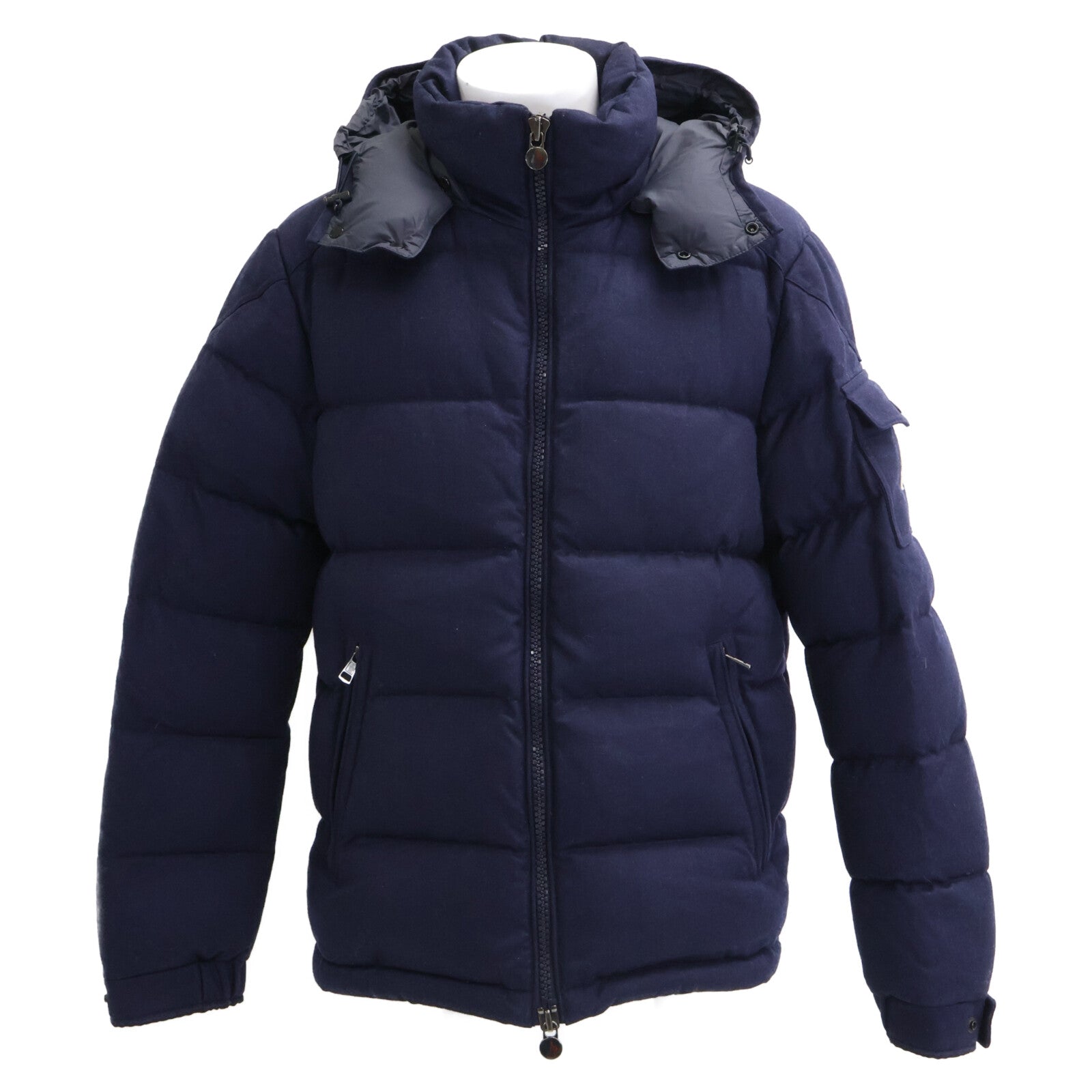 MONCLER モンクレール MONTGENEVRE モンジュネーブル ウール フード付ダウンジャケット ジャケット