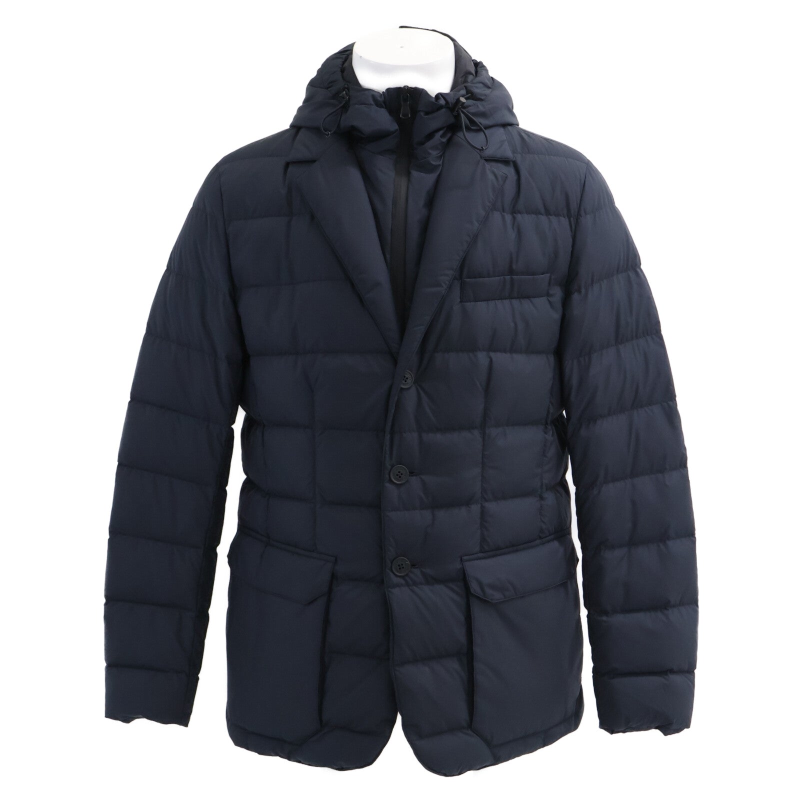 MONCLER モンクレール 【美品】VERN レイヤードカラー テーラード フーディダウンジャケット ジャケット