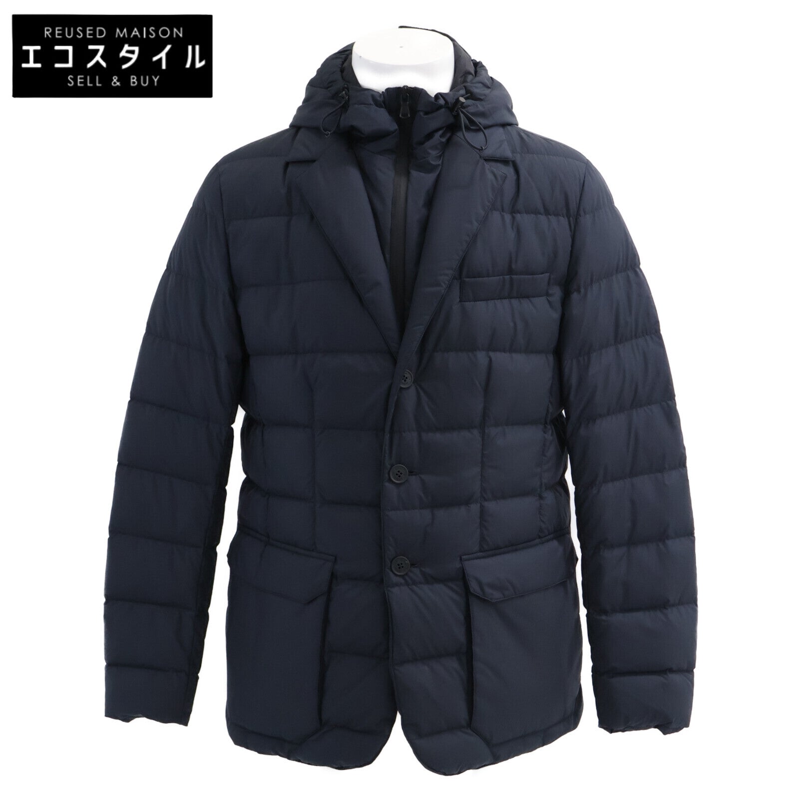 MONCLER モンクレール 【美品】VERN レイヤードカラー テーラード フーディダウンジャケット ジャケット