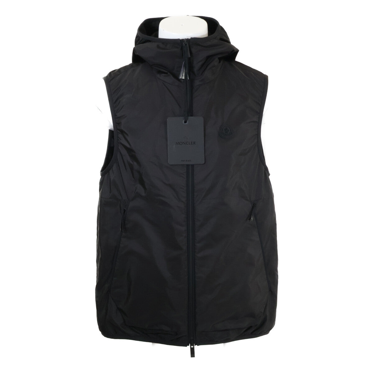MONCLER モンクレール 新品同様 24年 MORETAN ナイロン フーディー ベスト ジャケット