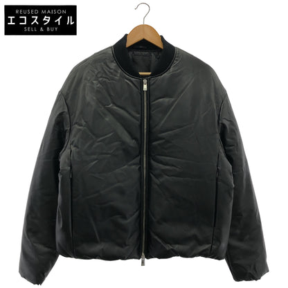 TATRAS タトラス MJXA0086014668 ブラック CASTAGNO フェイクレザー ボンバーダウンジャケット トップス