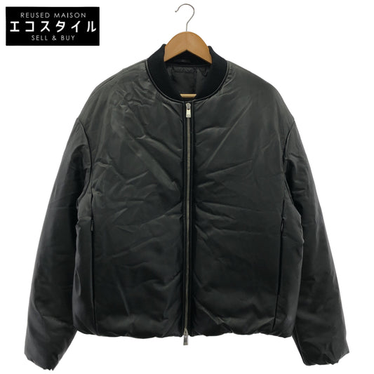 TATRAS タトラス MJXA0086014668 ブラック CASTAGNO フェイクレザー ボンバーダウンジャケット トップス