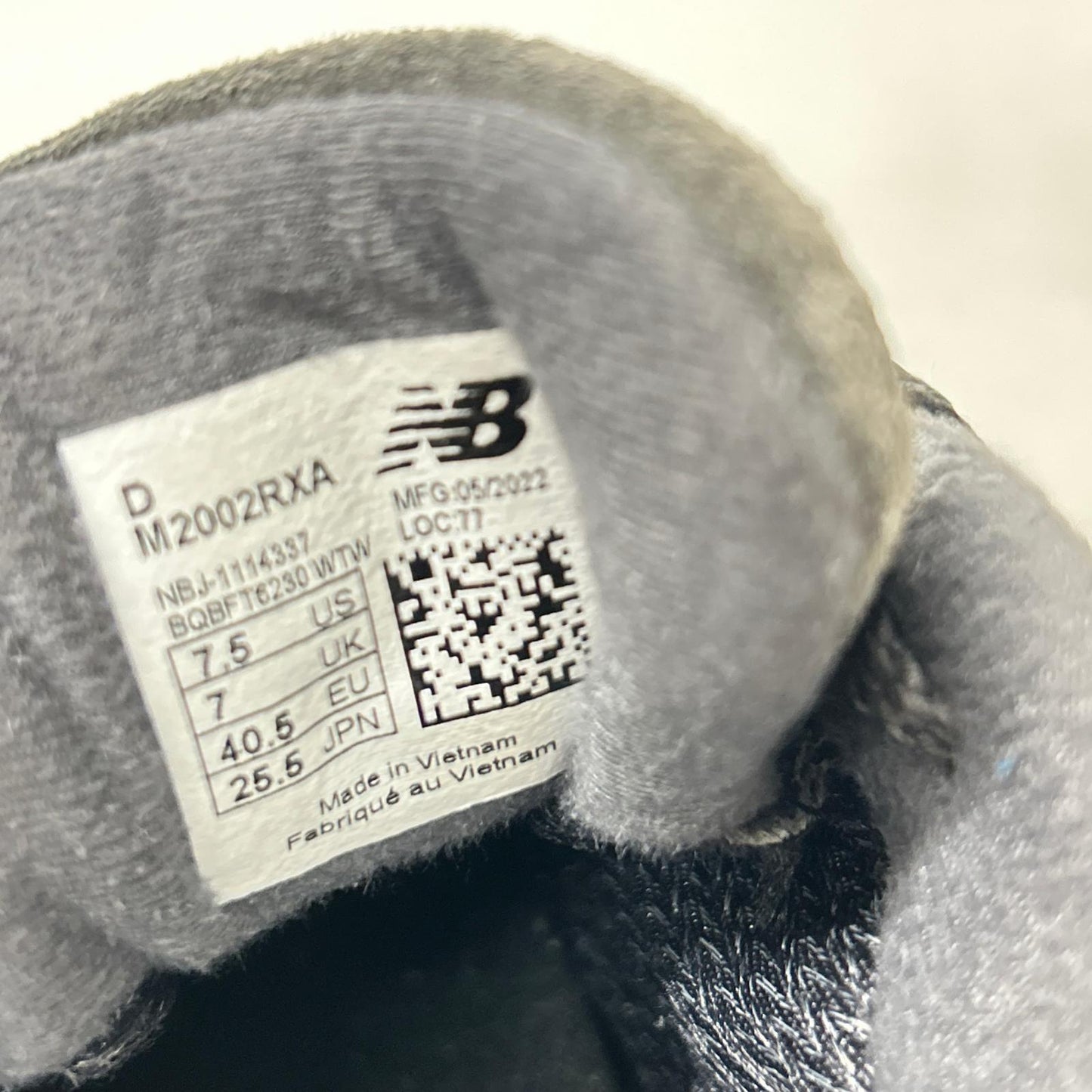 NEW BALANCE ニューバランス 22SS M2002RXA GORE-TEX スエード/メッシュ スニーカー シューズ