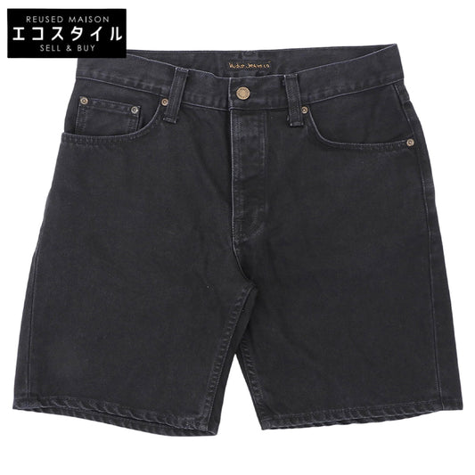 NudieJeans ヌーディージーンズ seth denim shorts ボトムス メンズ ブラック 31 1016781 ボトムス