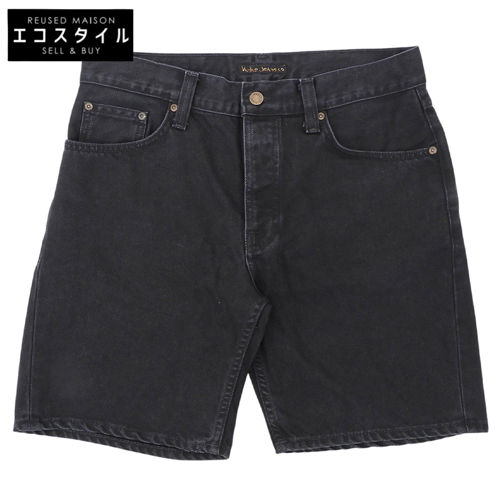 NudieJeans ヌーディージーンズ seth denim shorts ボトムス メンズ ブラック 31 1016781 ボトムス