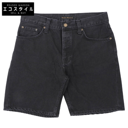 NudieJeans ヌーディージーンズ seth denim shorts ボトムス メンズ ブラック 31 1016781 ボトムス