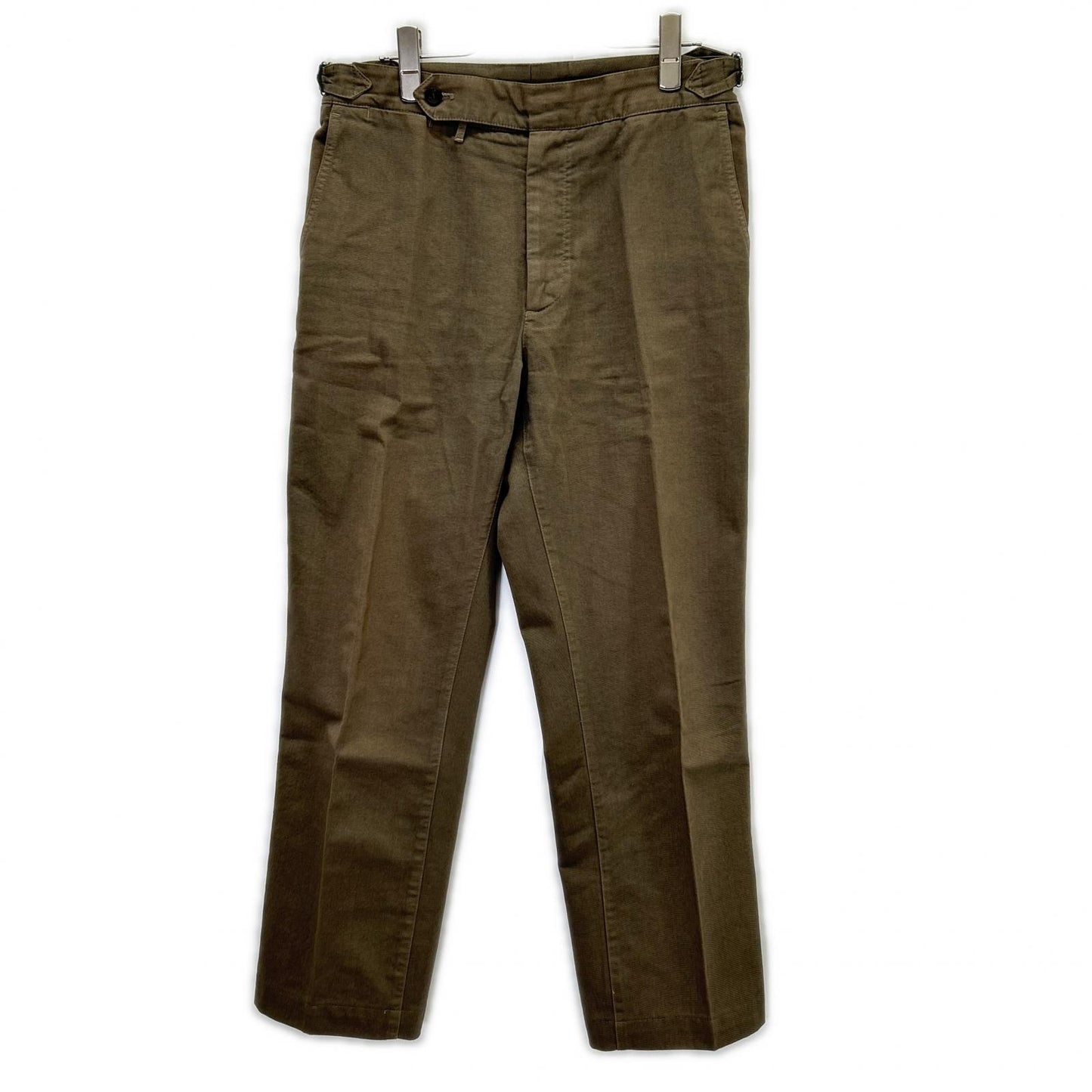 Anglo-Italian アングロイタリアン ベージュ 993896 サイドアジャスター スラックスパンツ ボトムス