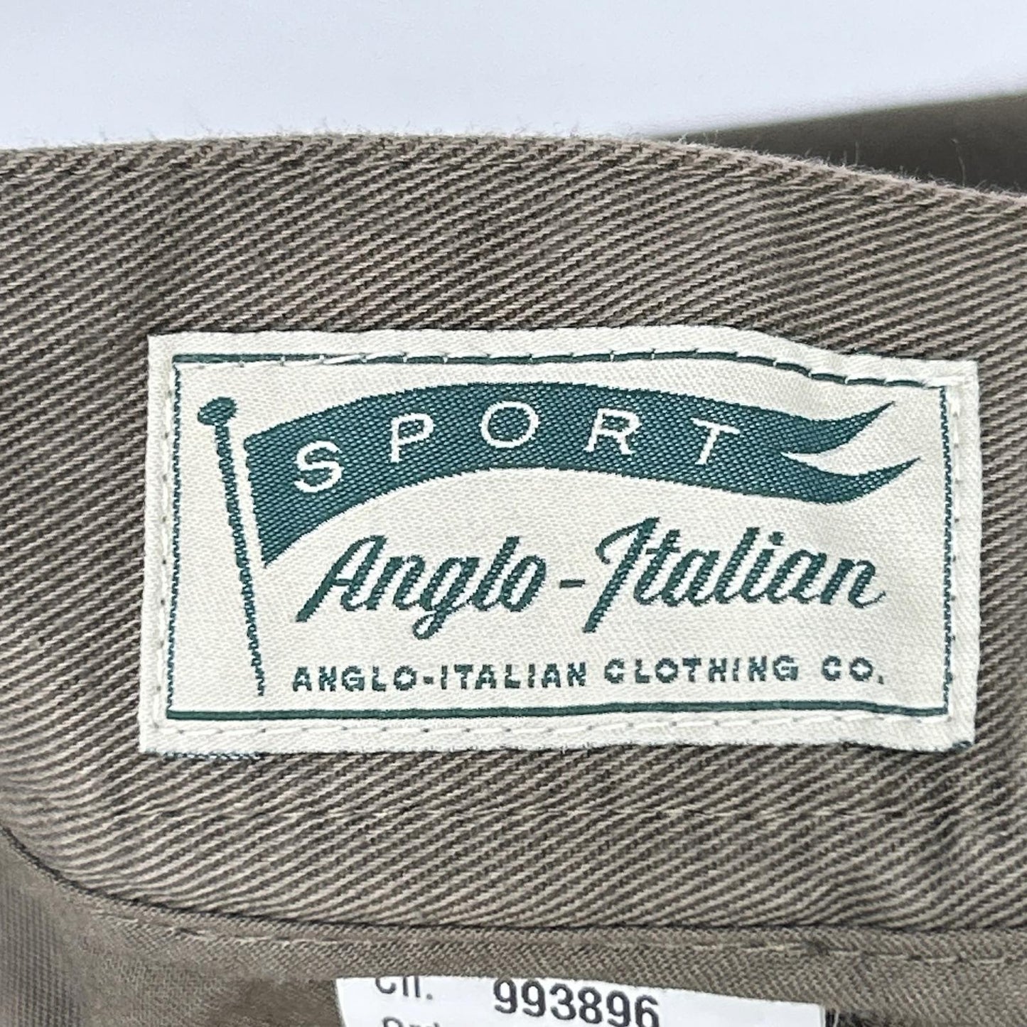 Anglo-Italian アングロイタリアン ベージュ 993896 サイドアジャスター スラックスパンツ ボトムス