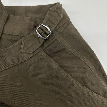 Anglo-Italian アングロイタリアン ベージュ 993896 サイドアジャスター スラックスパンツ ボトムス