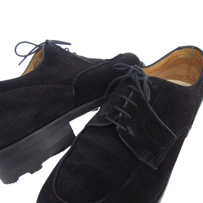Paraboot パラブーツ 美品 CHAMBORD SUEDE スエード シューズ メンズ ブラック 6 1/2F シューズ