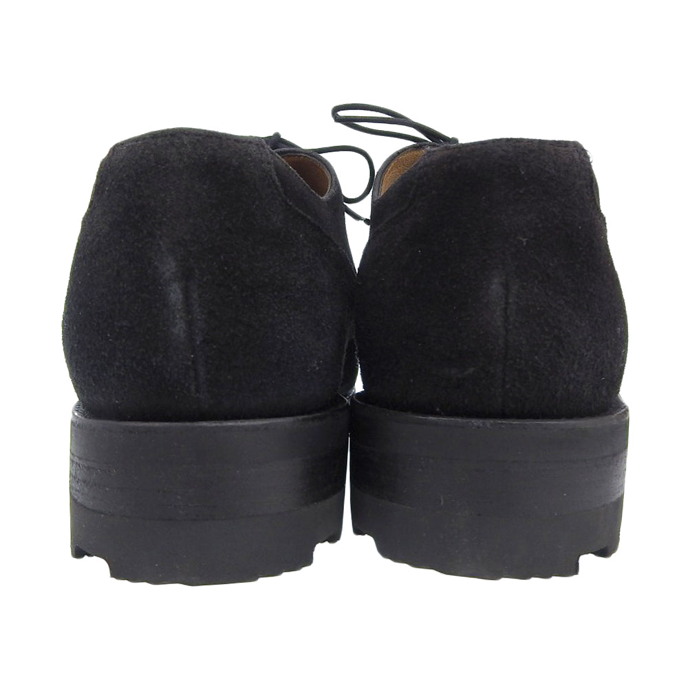Paraboot パラブーツ 美品 CHAMBORD SUEDE スエード シューズ メンズ ブラック 6 1/2F シューズ