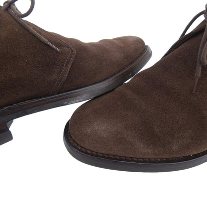 Crockett&Jones クロケット＆ジョーンズ チャートシー スエード ブーツ シューズ メンズ ダークブラウン 5 1/2 E シューズ