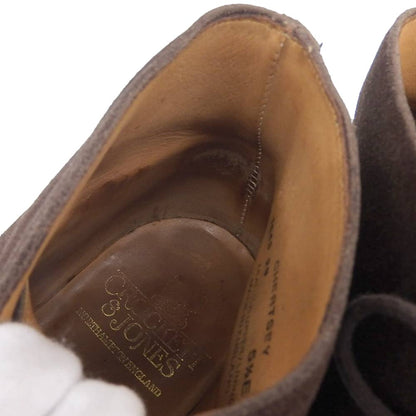 Crockett&Jones クロケット＆ジョーンズ チャートシー スエード ブーツ シューズ メンズ ダークブラウン 5 1/2 E シューズ