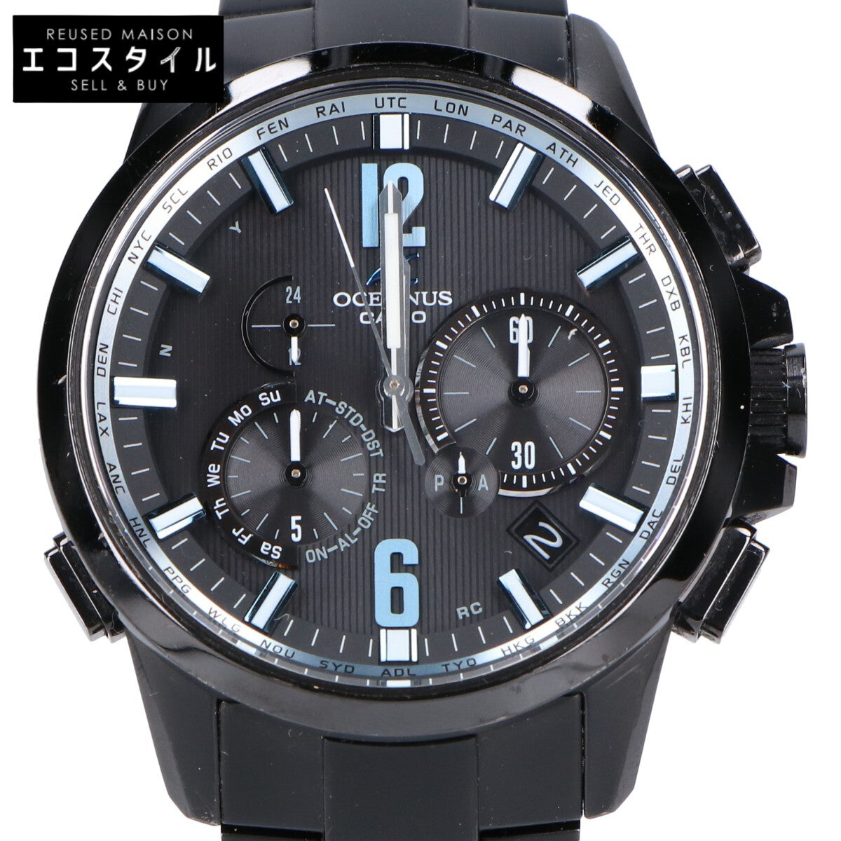 CASIO カシオ OCW-T2000B-1AJF OCEANUS オシアナス マルチバンド6 タフソーラー電波 腕時計