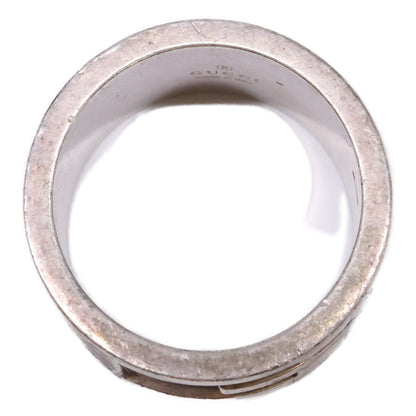 GUCCI SV925 Branded G cutout wide ring ring
