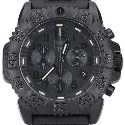 LUMINOX ルミノックス 【美品】3080SERIES NAVY SEAL COLORMARK CHRONOGRAPH クロノグラフ クオーツ 腕時計