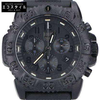LUMINOX ルミノックス 【美品】3080SERIES NAVY SEAL COLORMARK CHRONOGRAPH クロノグラフ クオーツ 腕時計