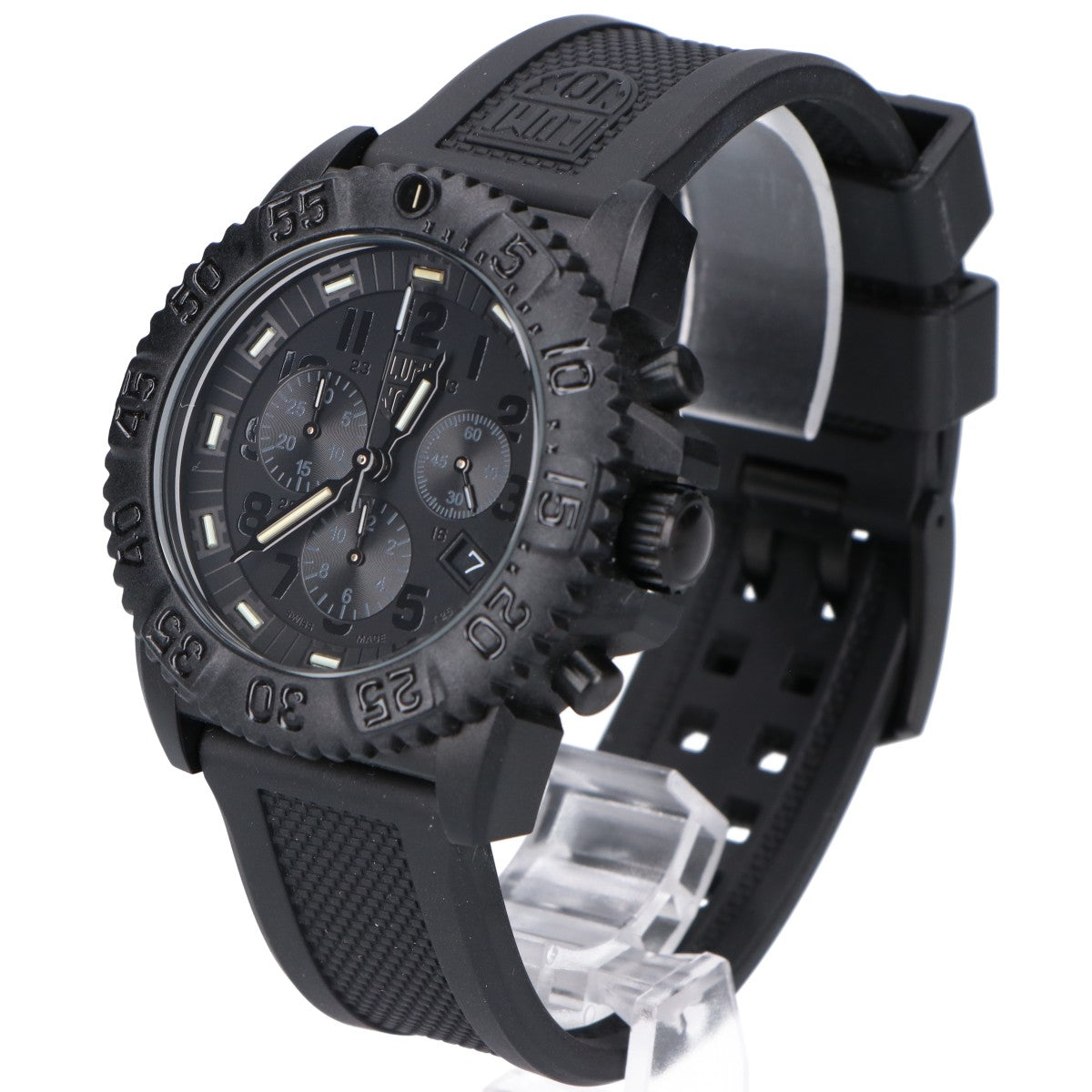 LUMINOX ルミノックス 【美品】3080SERIES NAVY SEAL COLORMARK CHRONOGRAPH クロノグラフ クオーツ 腕時計