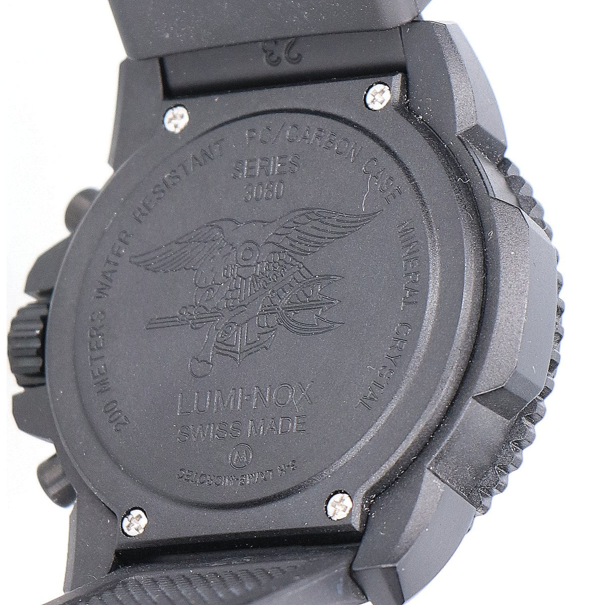 LUMINOX ルミノックス 【美品】3080SERIES NAVY SEAL COLORMARK CHRONOGRAPH クロノグラフ クオーツ 腕時計