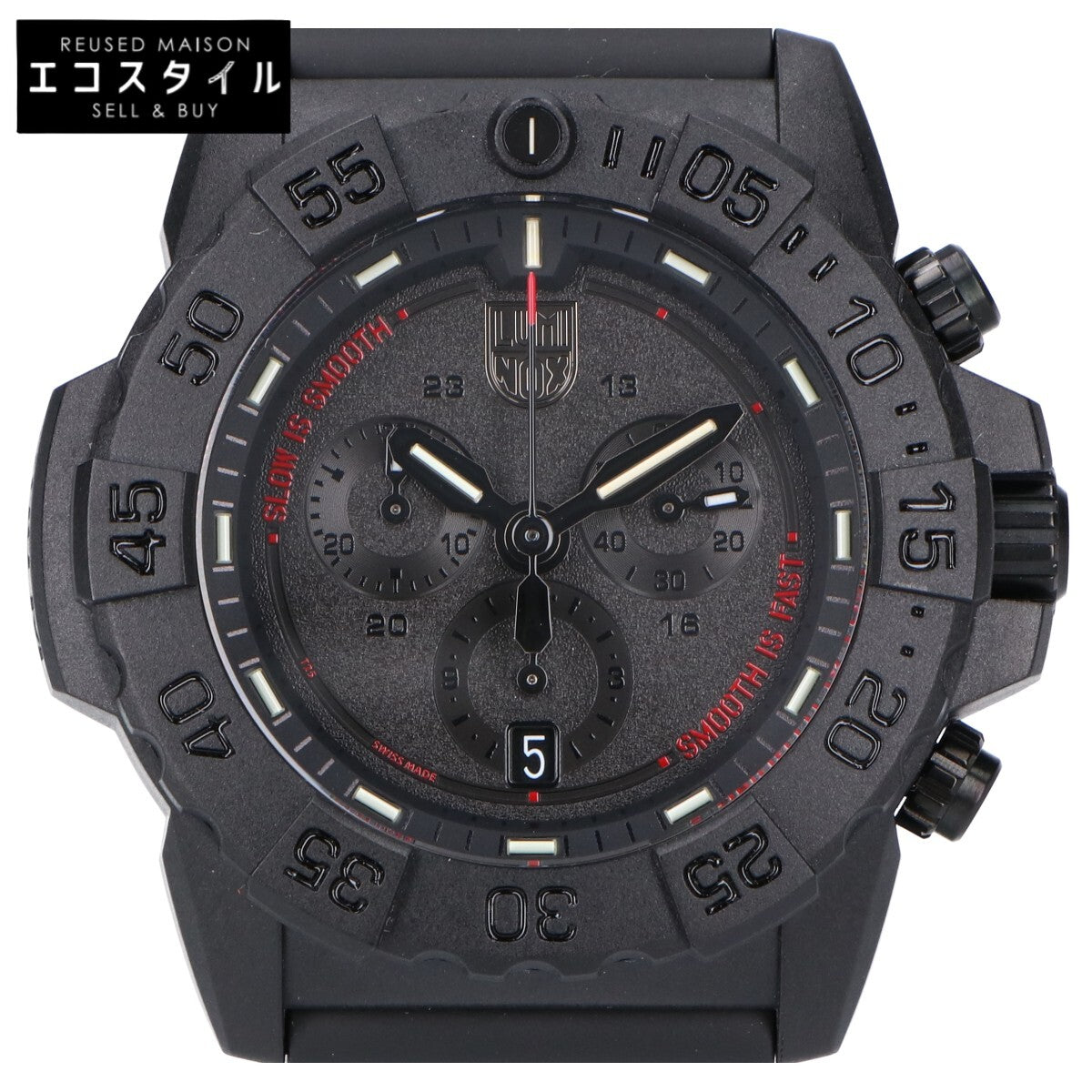 LUMINOX ルミノックス 【美品】NAVY SEAL CHRONOGRAPH 3580 SERIES 3581.SIS クロノグラフ クォーツ 腕時計