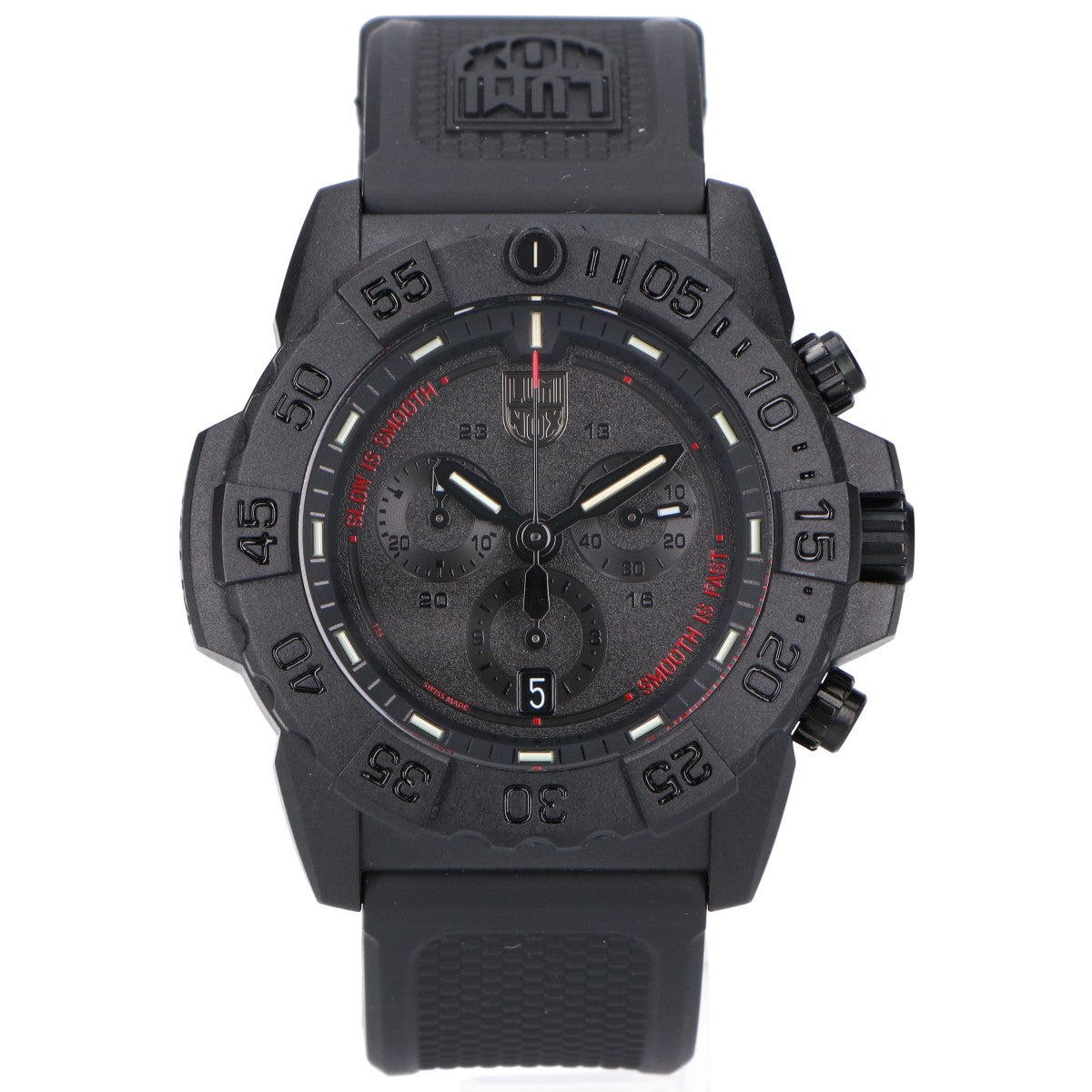 LUMINOX ルミノックス 【美品】NAVY SEAL CHRONOGRAPH 3580 SERIES 3581.SIS クロノグラフ クォーツ 腕時計