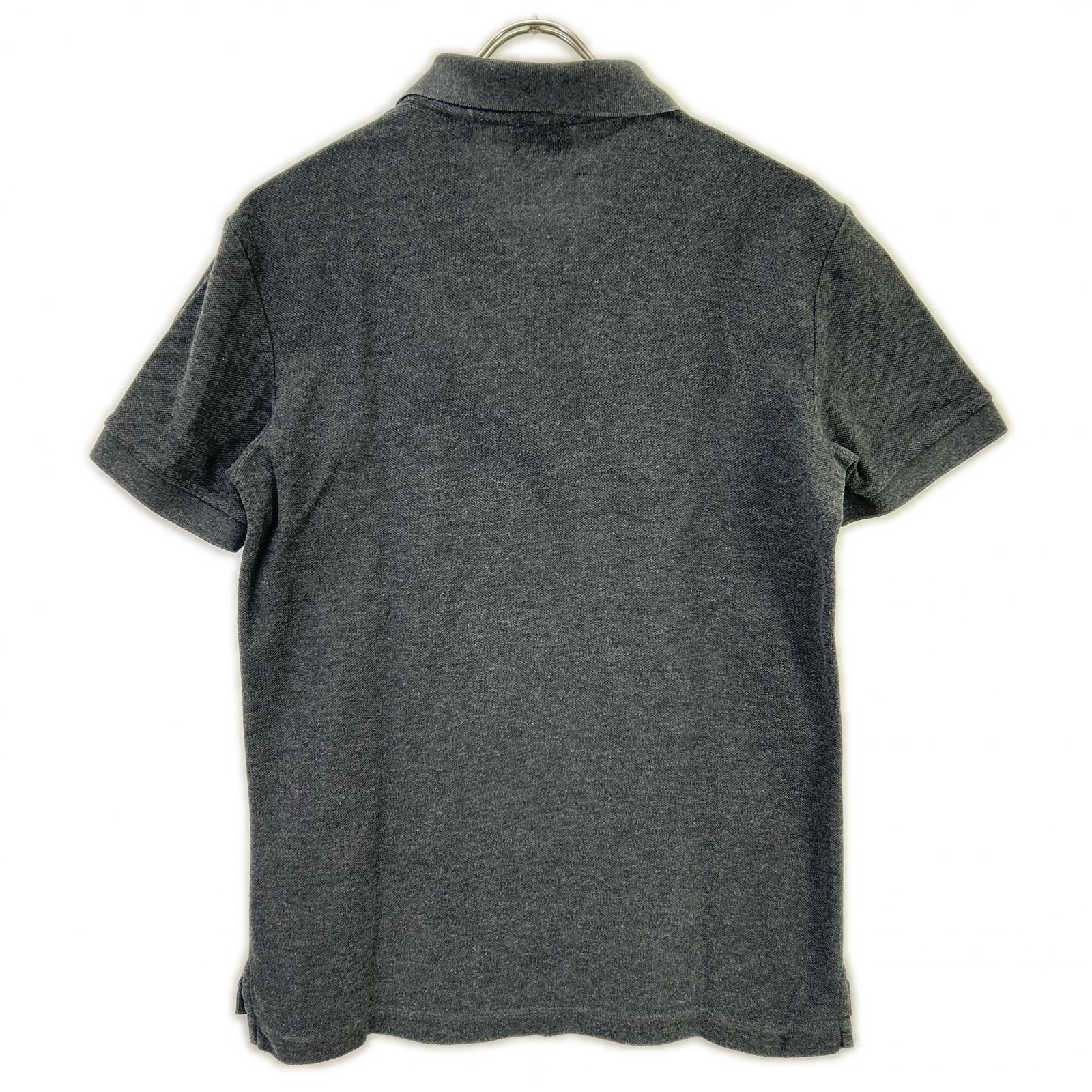 BURBERRY バーバリー 8053027 グレー レターグラフィック コットンピケ ポロシャツ トップス