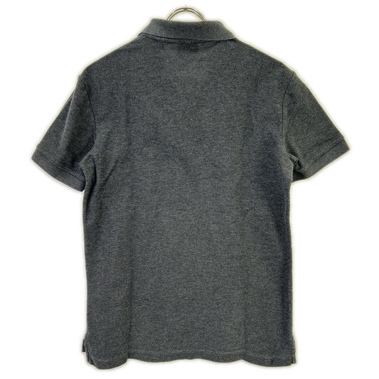 BURBERRY バーバリー 8053027 グレー レターグラフィック コットンピケ ポロシャツ トップス