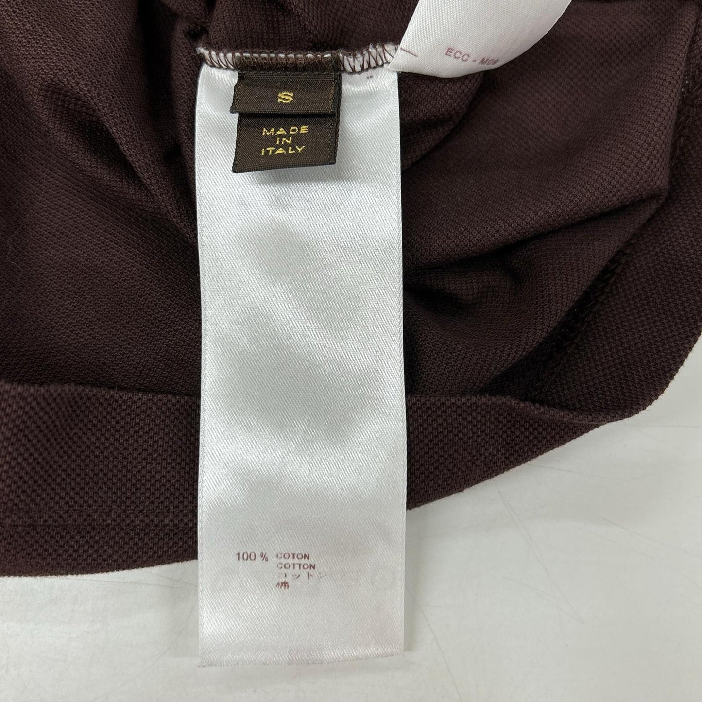 LOUIS VUITTON ルイヴィトン 11年 ブラウン RM112D MRJR35JEA ダミエ ポロシャツ トップス