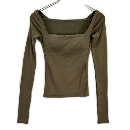 AMATERAS アマテラス カーキ 25913026 Dreamy×WABISABI long sleeve top トップス