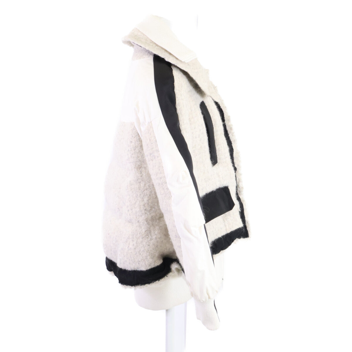 sacai サカイ 17-03482 17AW ツイードドッキング ダウンジャケット ジャケット