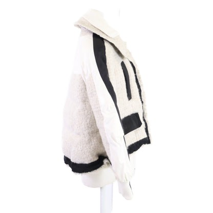 sacai サカイ 17-03482 17AW ツイードドッキング ダウンジャケット ジャケット