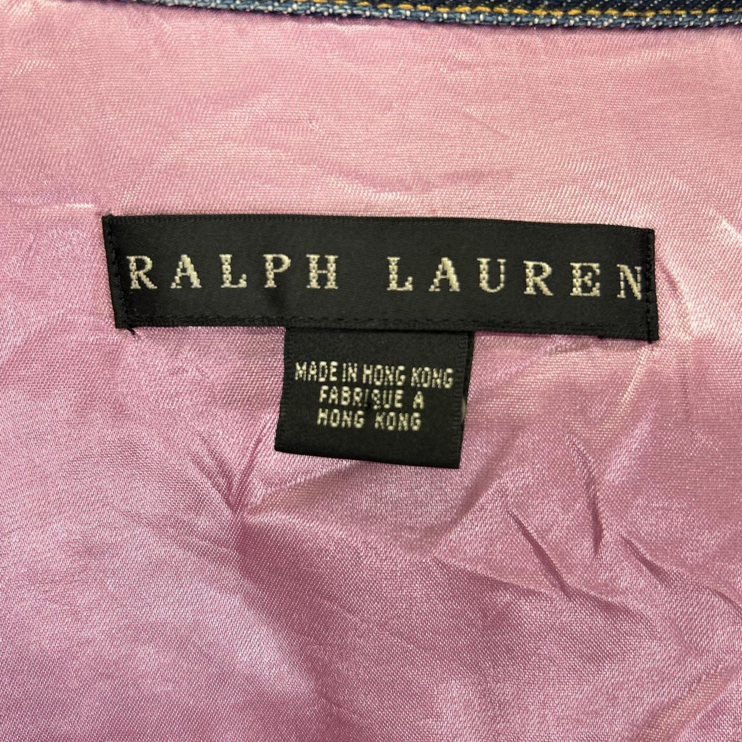 RALPH LAUREN Ralph Lauren indigo denim jacket jacket