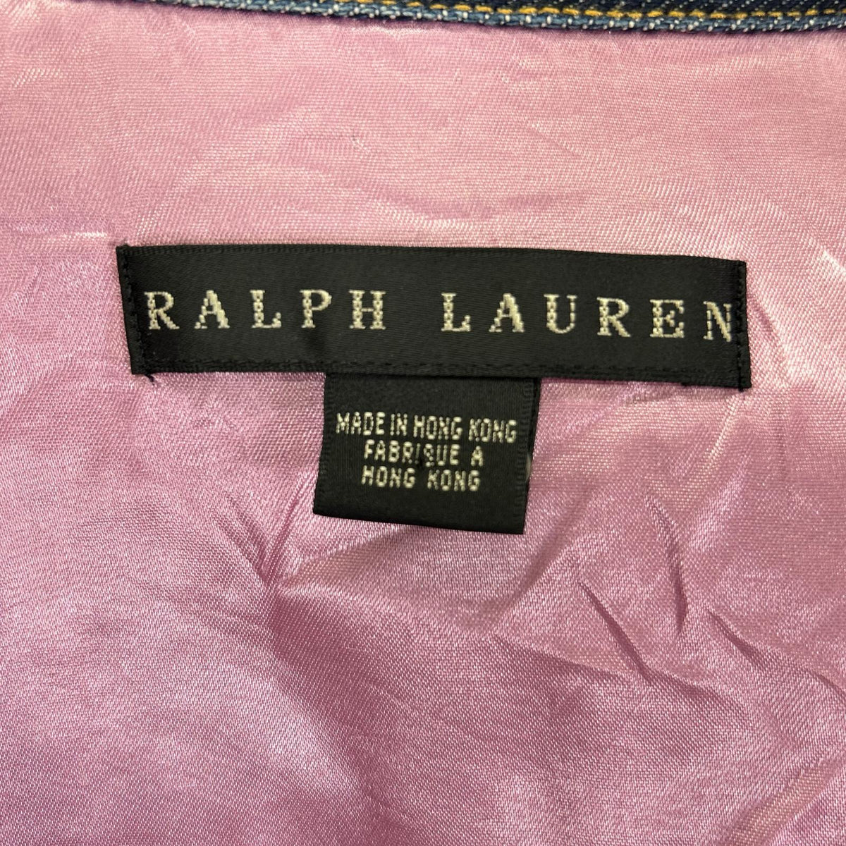 RALPH LAUREN Ralph Lauren indigo denim jacket jacket