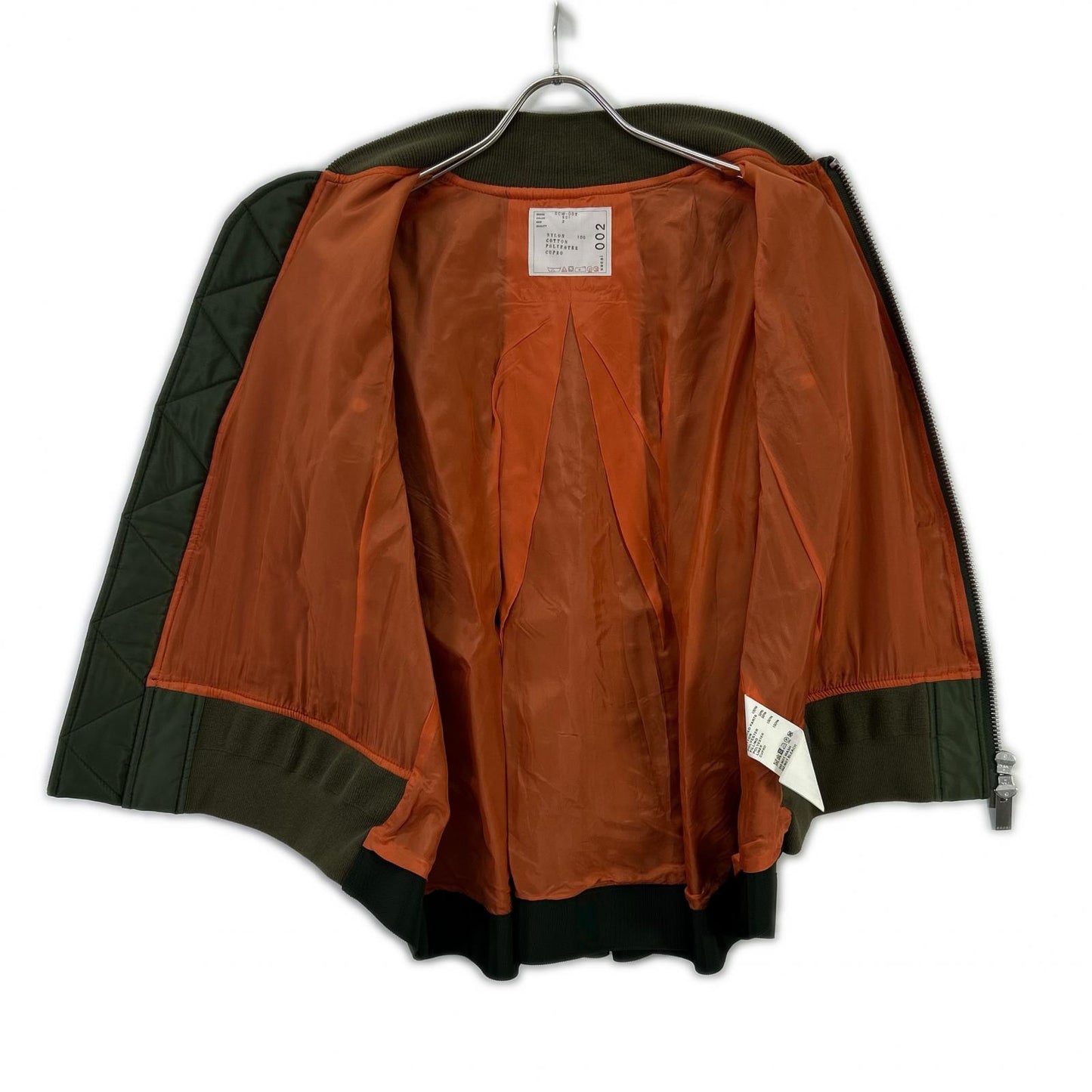 sacai サカイ SCW-002 カーキ MA-1ジャケット ベスト ベスト