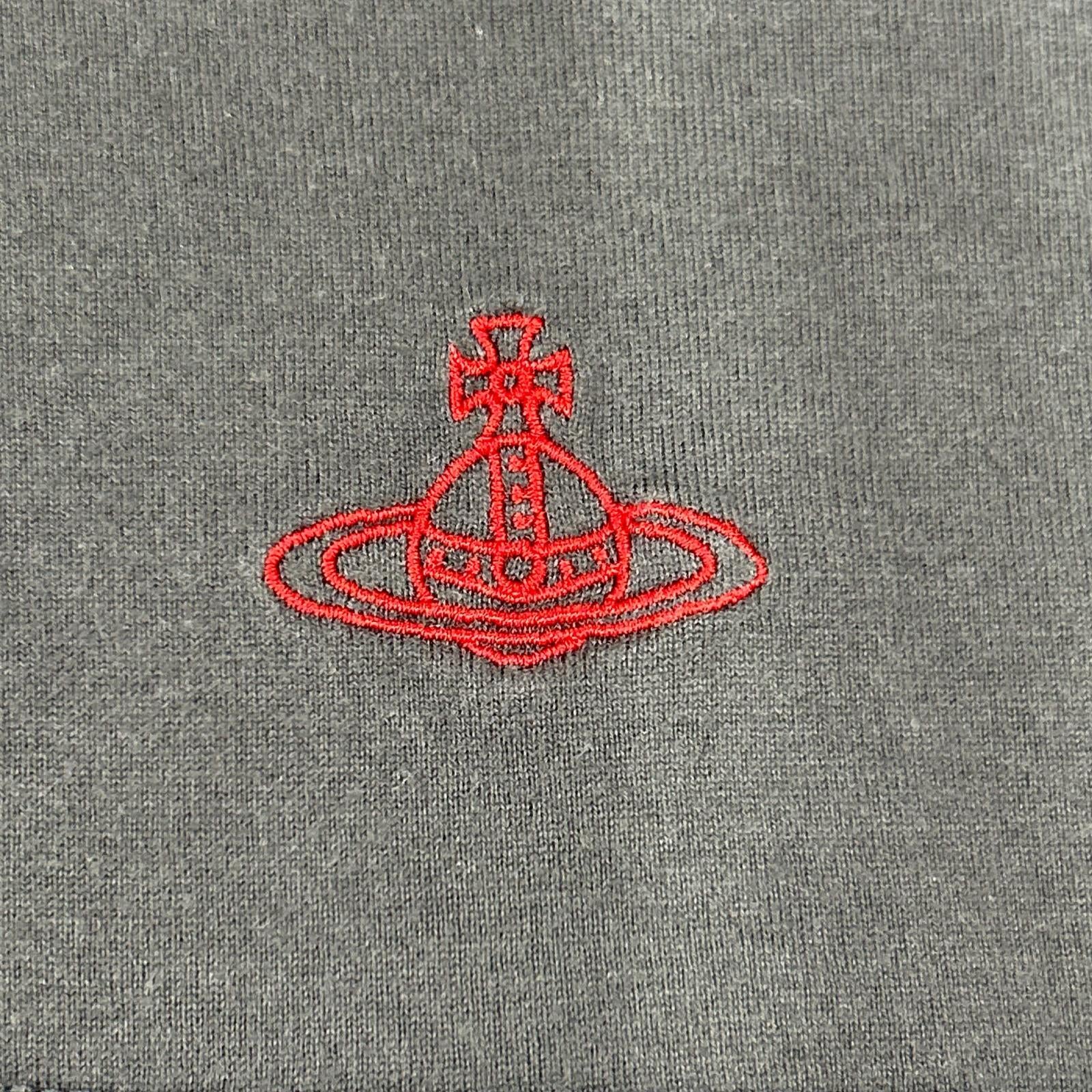 VivienneWestwoodRedLabel ヴィヴィアンウエストウッドレッドレーベル チャコール ギンガムパピーリラックスTシャツ トップス