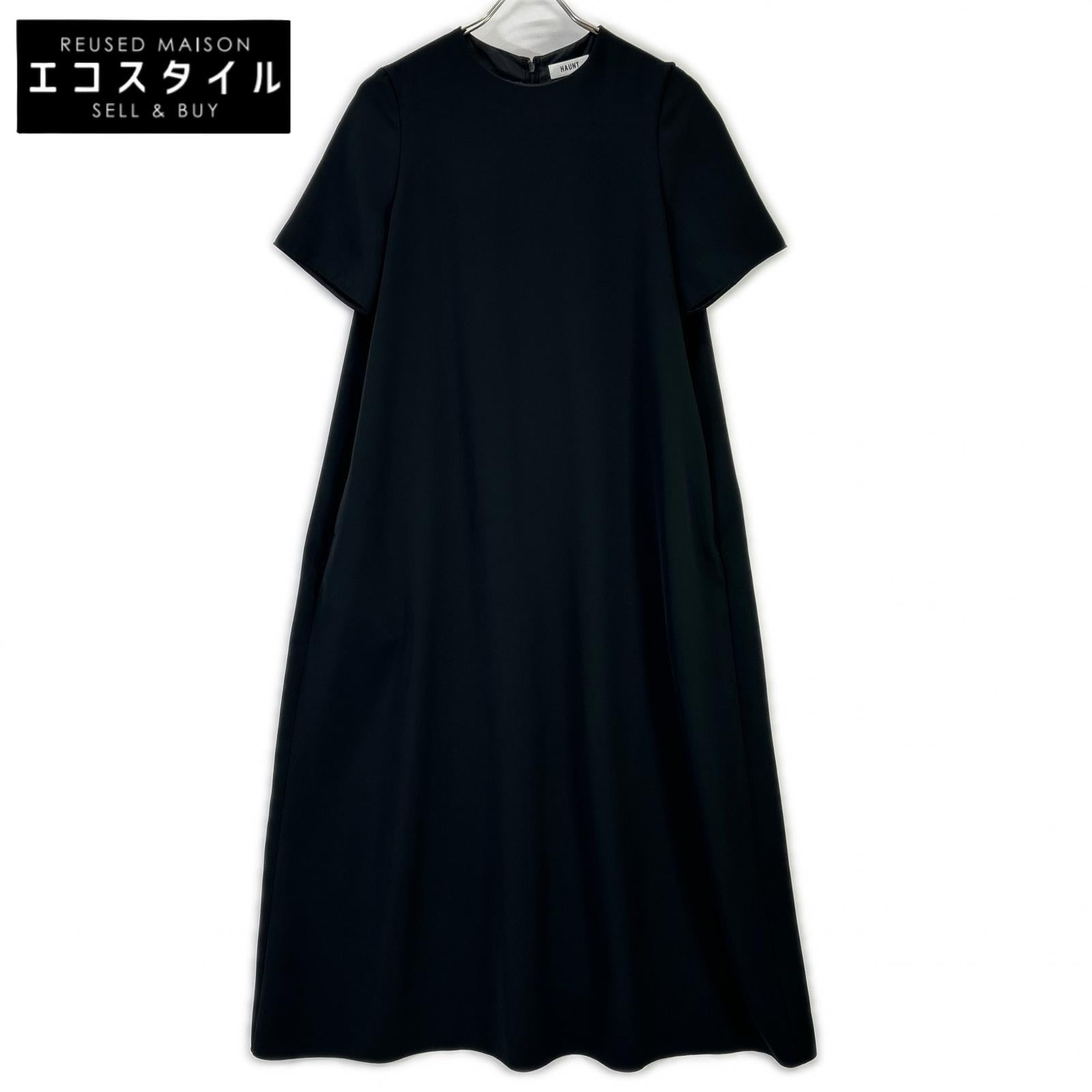 haunt ハウント ブラック HALF SLEEVE OP ハーフスリーブワンピース ワンピース
